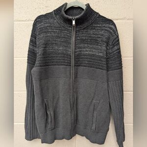 Calvin Klein men's size large sweater full zip heavy and excellent condition